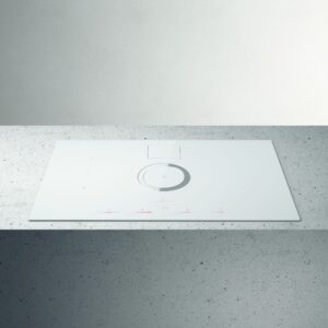 Elica NikolaTesla NT-SWITCH-WH-RC 83cm Vented Induction Hob in White Ice Grey