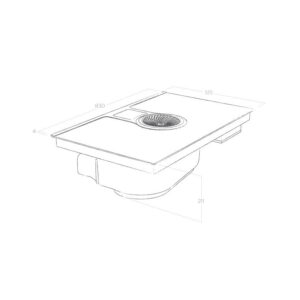 Elica NT One DO 83cm Vented Induction Hob