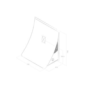 Elica Nuance 75cm Wall Extractor Hood in Drywall