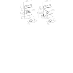 Elica Pandora 90cm Downdraft Extractor Hood in Black