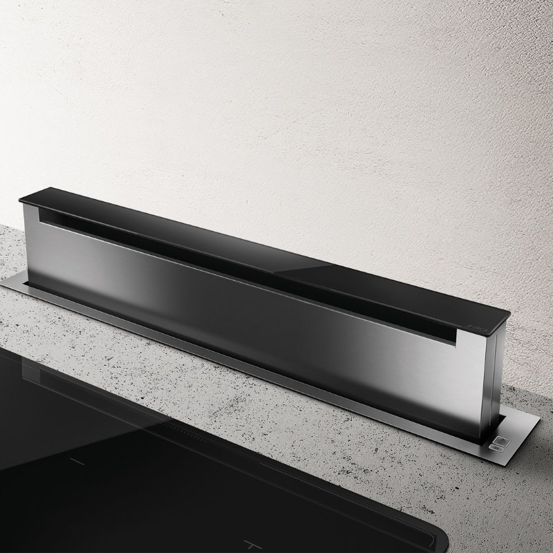 Elica Pandora 90cm Downdraft Extractor Hood in Stainless Steel