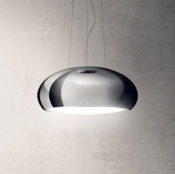Elica Pearl RC 80cm Island Extractor Hood in Stainless Steel