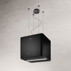 Elica Pix RC 42cm Island Extractor Hood in Black