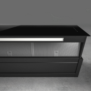 Elica Rules 120cm Built In Extractor Hood in Black Glass