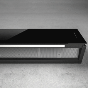 Elica Rules 120cm Built In Extractor Hood in Black Glass