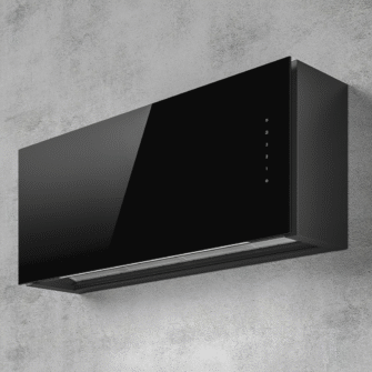 Elica Rules 90cm Built In Extractor Hood in Black Glass
