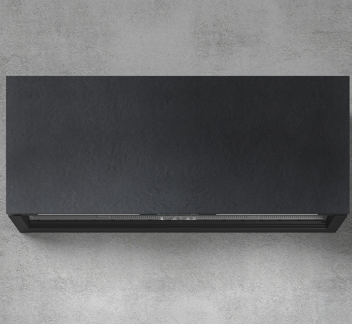 Elica Rules-Dkt-90 Rules 90Cm Built In Extractor Hood In Dekton Black