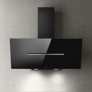 Elica Shy 90cm Wall Extractor Hood in Black