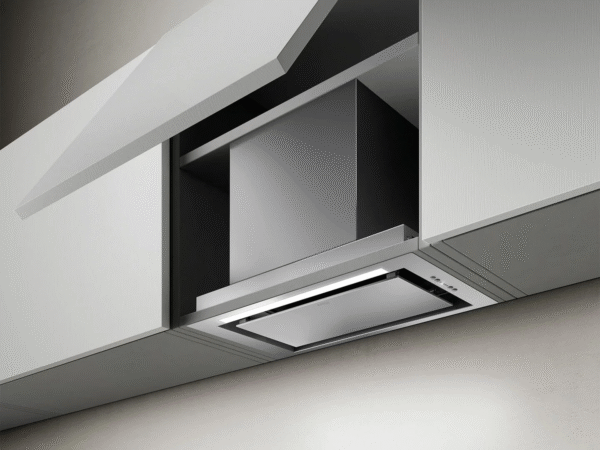 Elica Sleek 2.0 80cm Built In Extractor Hood in White Glass