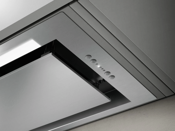 Elica Sleek 2.0 80cm Built In Extractor Hood in White Glass