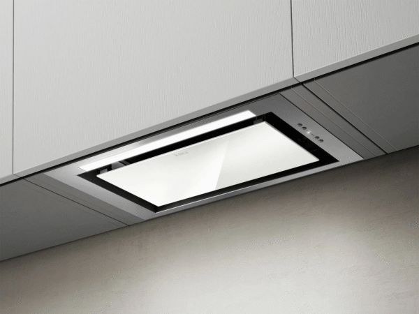 Elica Sleek 2.0 80cm Built In Extractor Hood in White Glass