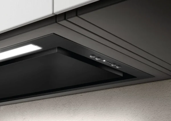 Elica Sleek 2.0 Advance 60cm Built In Extractor Hood in Black