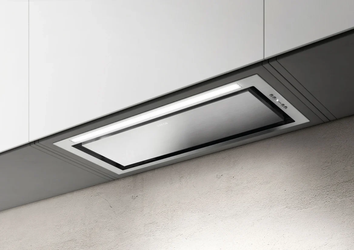 Elica Slk2-Adv-Ss-80 Sleek 2.0 Advance 80Cm Built In Extractor Hood In Stainless Steel Black