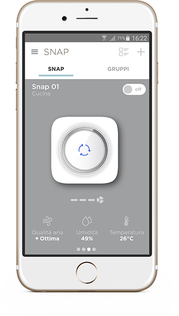 Elica Snap 'Air Quality Balancer' in White-4