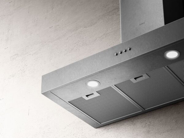 Elica Spot Urban 90cm Wall Mount Cooker Hood in Zinc-2
