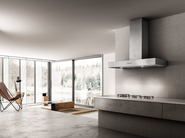 Elica Spot Urban 90cm Wall Mount Cooker Hood in Zinc-3