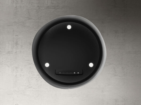 Elica Wave UX 50cm RC Island Extractor Hood in Black
