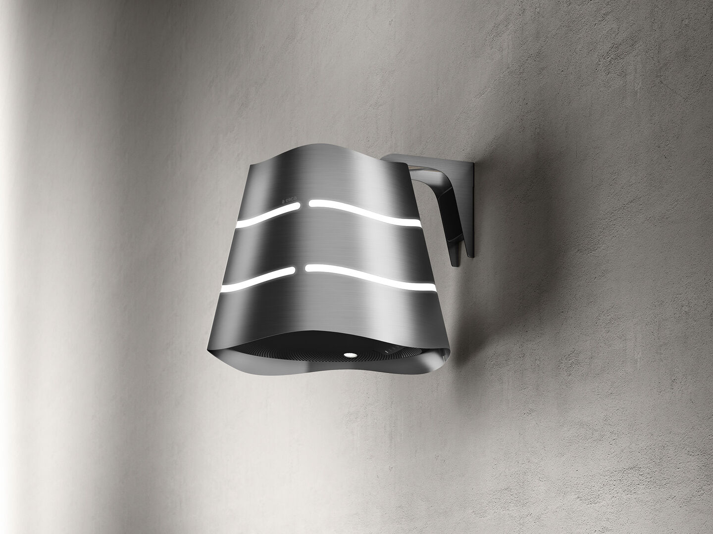 Elica Wave-Ux-Ss Wave Ux 50Cm Rc Island Extractor Hood In Stainless Steel