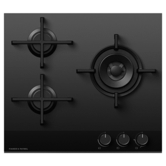 Fisher & Paykel CG603DNGGB4 60cm 3 Burner Gas Hob