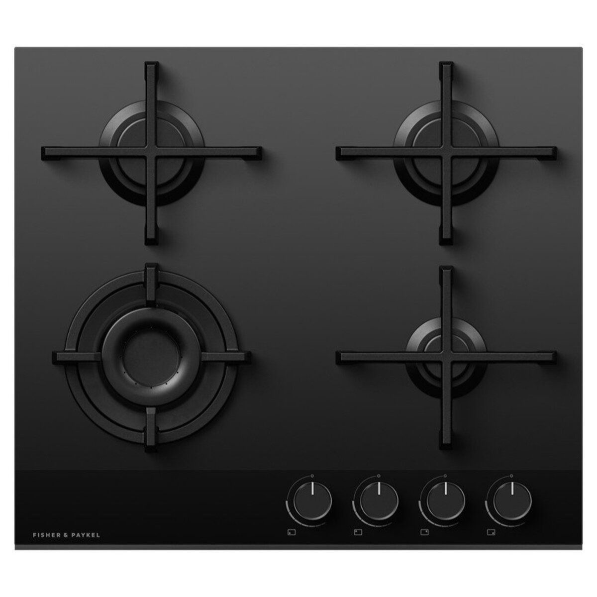 Fisher & Paykel CG604DLPGB4 60cm 4 Burner LPG Gas Hob