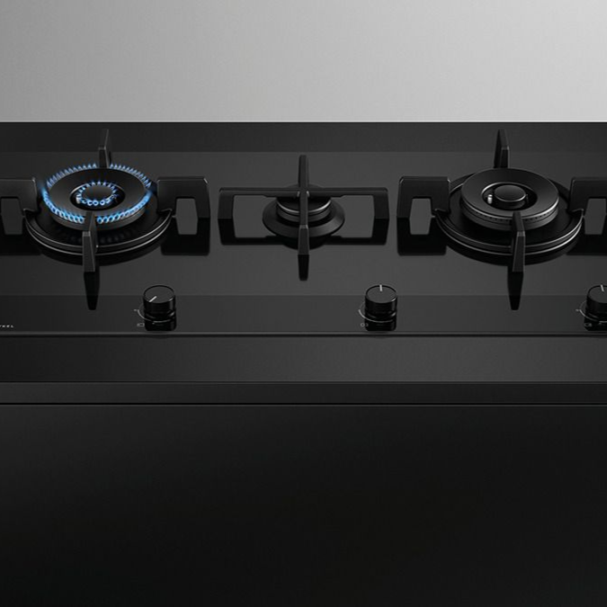 Fisher & Paykel CG903DLPGB4 90cm 3 Burner LPG Gas Hob