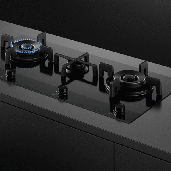 Fisher & Paykel CG903DNGGB4 90cm 3 Burner Gas Hob