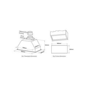 Fisher & Paykel HP90iHCB3 90cm Built In Extractor Hood - 4