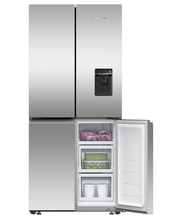 Fisher & Paykel RF500QNUX1 Freestanding Quad Door Fridge Freezer