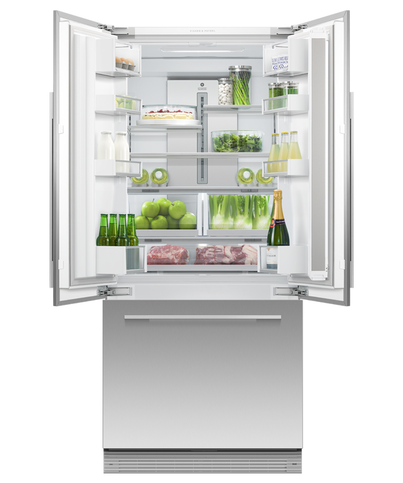 Fisher & Paykel RS80AU3 Built In French Door Fridge Freezer