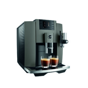 Jura E8 Freestanding Coffee Machine in Dark Inox