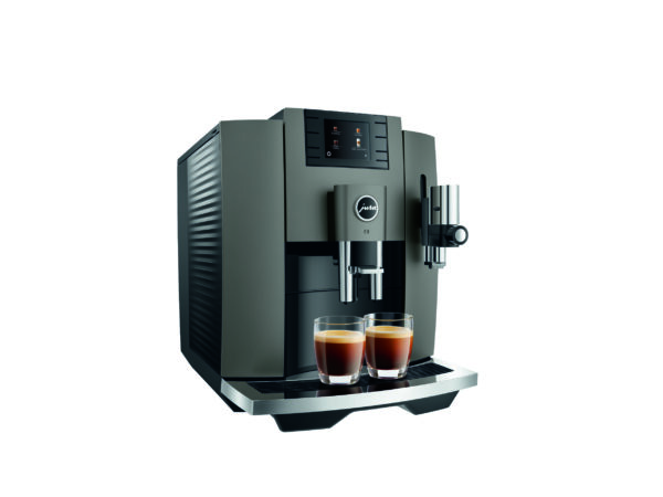 Jura E8 Freestanding Coffee Machine in Dark Inox