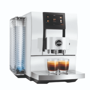 Jura Z10 Freestanding Coffee Machine in Aluminium White
