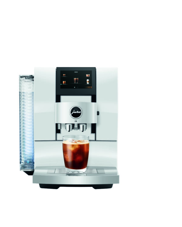 Jura Z10 Freestanding Coffee Machine in Aluminium White