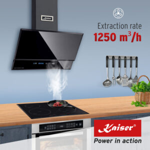 Kaiser AT 6410 F Eco Avantgarde Pro 60cm Angled Cooker Hood
