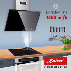 Kaiser AT 6430 F Eco Avantgarde Pro 60cm Angled Cooker Hood