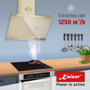 Kaiser AT 6445 ElfAD Eco Art Deco 60cm Angled Cooker Hood