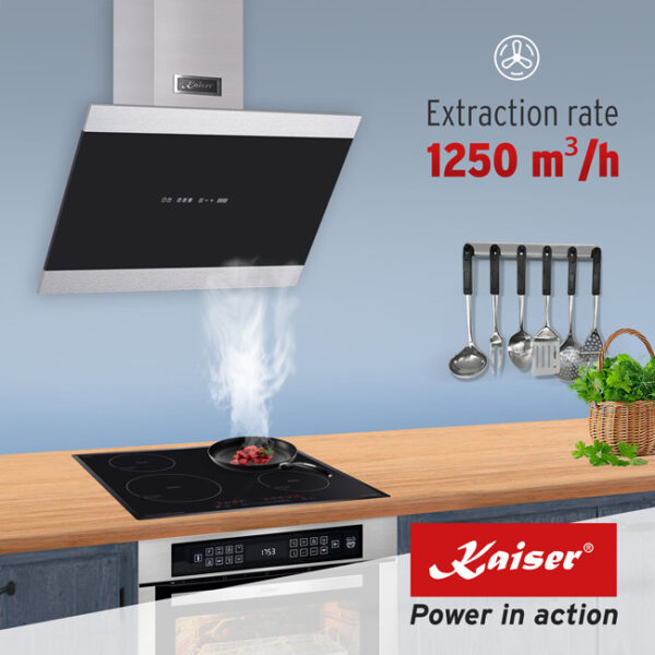 Kaiser AT 7435 Eco Grand Chef 70cm Angled Cooker Hood