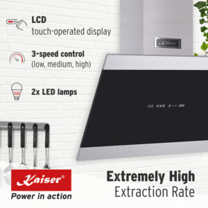Kaiser AT 7435 Eco Grand Chef 70cm Angled Cooker Hood