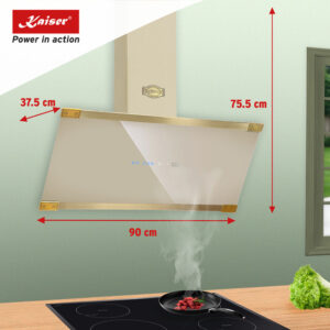 Kaiser AT 9445 ElfAD Art Deco 90cm Angled Cooker Hood