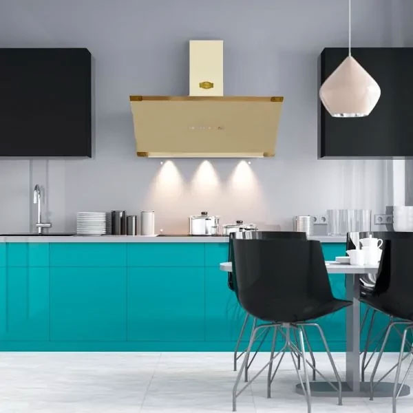 Kaiser AT 9445 ElfAD Art Deco 90cm Angled Cooker Hood