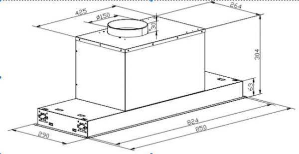 Kaiser EA 945 Eco Grand Chef 90cm Built In Cooker Hood