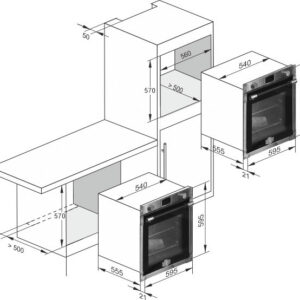 Kaiser EH 6367 Grand Chef Built In Single Oven