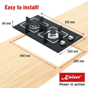 Kaiser KCG 3382 Grand Chef 30cm Domino Gas Hob