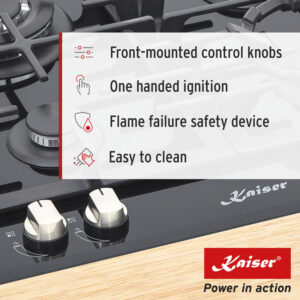 Kaiser KCG 6380 Turbo Grand Chef Turbo Gas Hob
