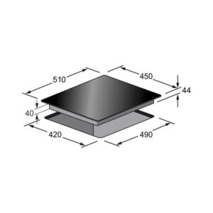 Kaiser KCT 4795 FI AD Art Deco 45cm Induction Hob