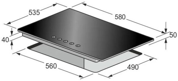 Kaiser KCT 6395 IEm Empire 58cm Induction Hob