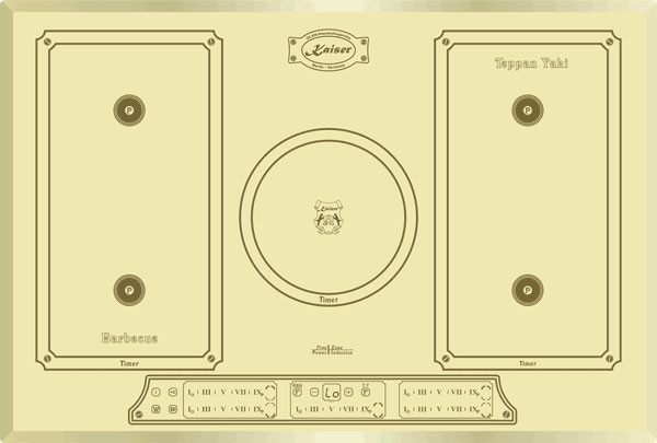 Kaiser KCT 7797 FI ElfEm Empire 77cm Induction Hob