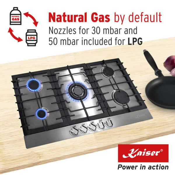 Kaiser KG 9356 Turbo Grand Chef 86cm Gas Hob