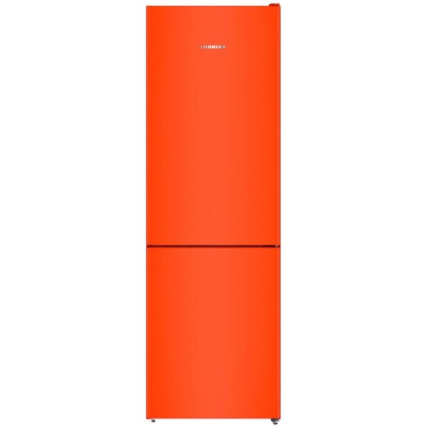 LIEBHERR CNNO4313 Freestanding fridge freezer with a 3 drawer freezer in neon orange