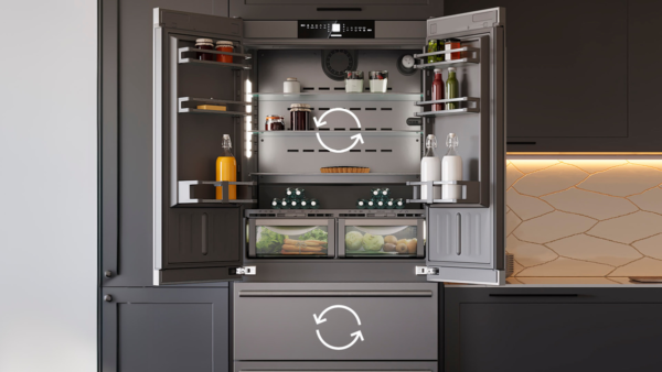 Liebherr ECBNe7871 Premium Plus Integrated American Fridge Freezer